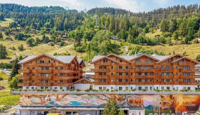 T-Resort La Tzoumaz 4p8 vue vallée by Interhome