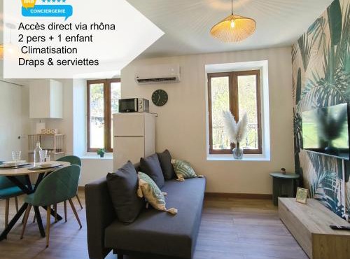 T1 accès direct via rhôna - clim -local vélo - Cnpe