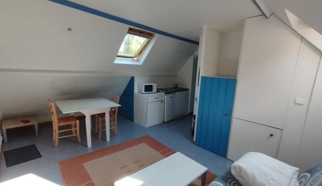 T1 in wooded park 2.5 km from SAINT-MALO (1st floor)