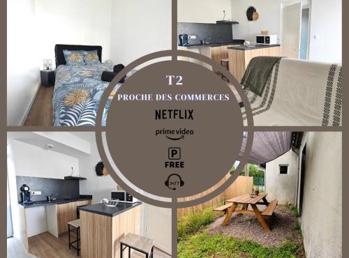 T2 à proximité des commerces - 1 à 4 pers -