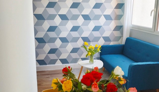 T2 30 M2 QUIET, NEW AND COSY la VILLE/MER/NATURE