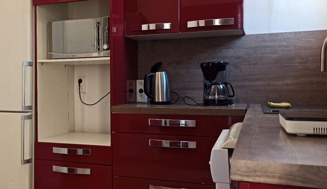 T2 40 m² terrace Saint-Cyprien fitted kitchen