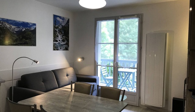 T2 +alcove, récent 4/5 pers. Parking. Balcon. Wifi