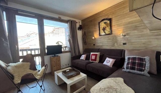 T2 apartment at the foot of the slopes in Belleplagne!