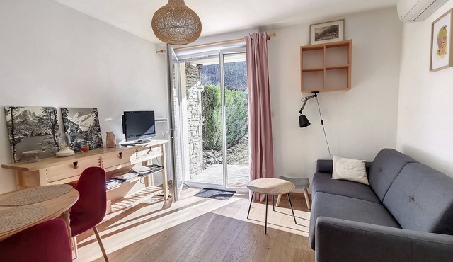 T2 Avec Jardin à Pied des Thermes