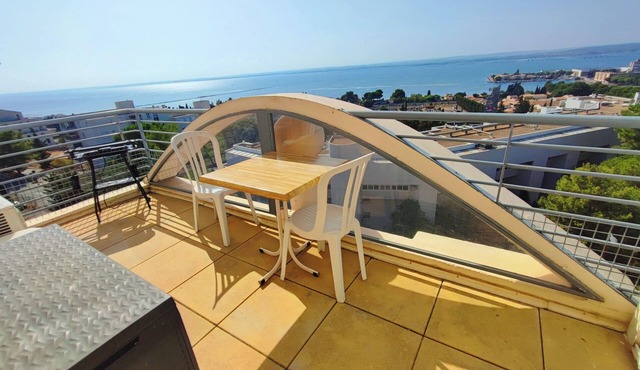 T2 Avec Piscine, Parking, Wifi, Netflix, Clim, Terrasse Vue Extra !