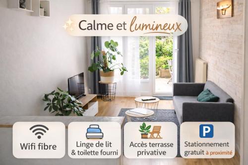 T2 avec terrasse privative