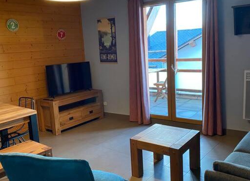 T2 avec vue à 30m des télécabines