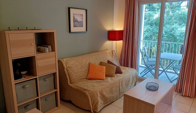 T2 Balcon Dans Résidence Avec Piscine B26