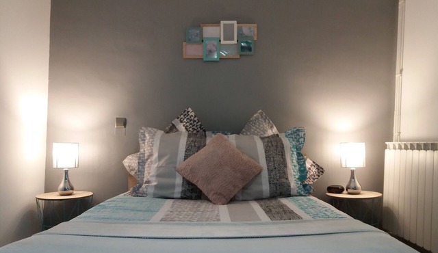 T2 bis 37 m² 4 beds with balcony 5 minutes from the thermal baths. Classified 3 stars