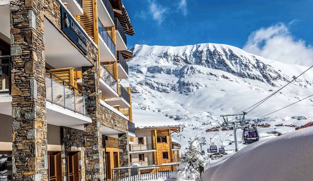 T2 + cabine aux pied des pistes | Vue Montagne