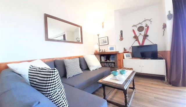 T2 cosy pour 6 pers à Saint-Lary Soulan, proche pistes, balcon et local à ski - FR-1-457-166