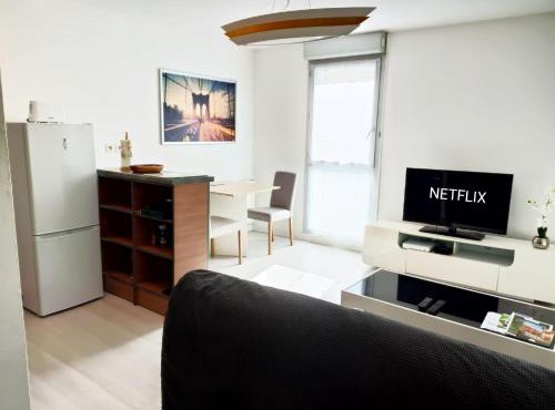 T2 cosy Villefranche proche centre-ville et autoroute