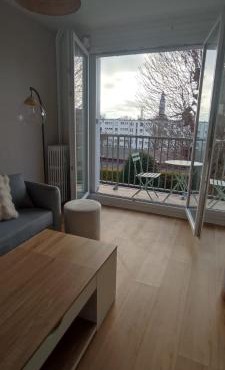 T2 lumineux avec balcon, parking - Centre-ville Mer