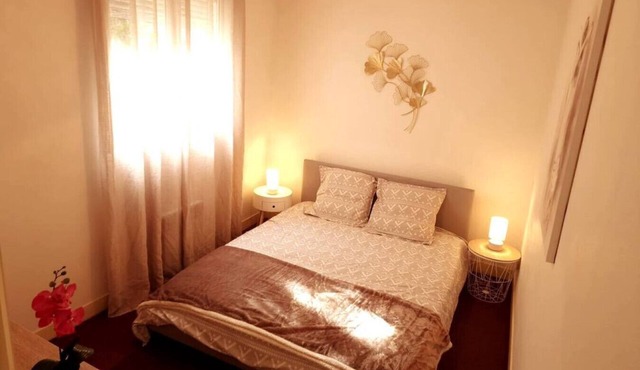 T2 Lumineux et Jardin Hyper-centre 5min de la Gare