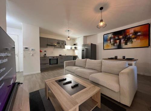 T2 moderne avec terrasse, proche de Lyon