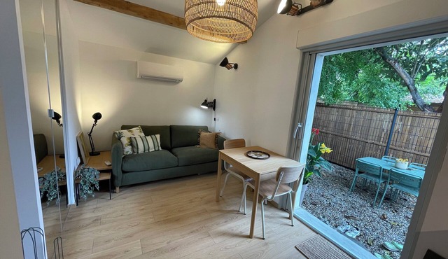 T2 Neuf avec Patio & Parking - Quiet, Nature & Proximité Centre