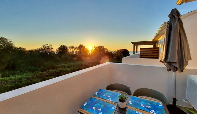 T2 neuf-VUE MER-CLIMATISE-WIFI-PISCINE- 4 personnes-Classé 3*