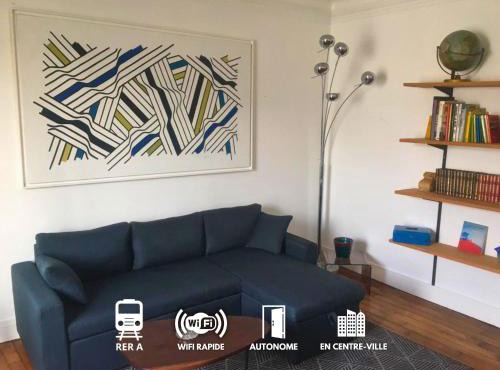 T2 plein centre-ville, Gare à 5 min, Près Ermitage