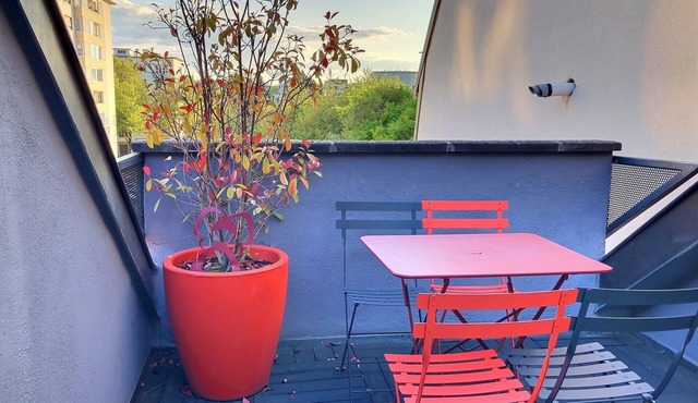 T2, proximity to European institutions, beginning of Robertsau