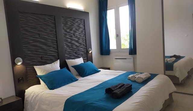 T2 R+1 for 2/4 pers, private garden and parking!