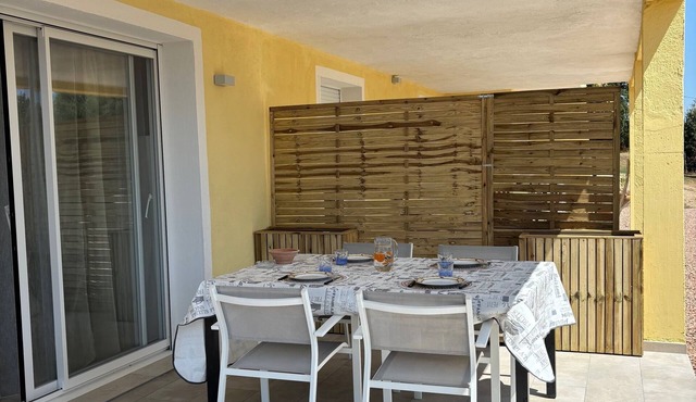 T2 rental in villa near solenzara