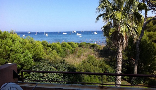 T2 sea view, 50m from giens beach