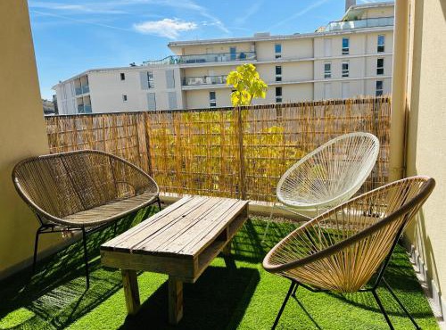 T2 tout neuf avec Parking à 10km d'Aix et Marseille