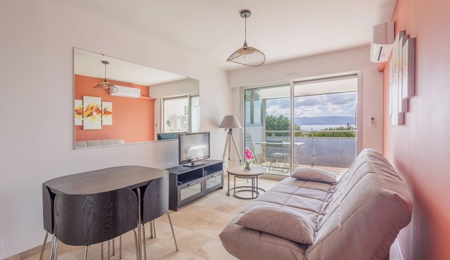 T2 vue mer climatisé + wifi & refait à neuf idéalement situé à Ajaccio