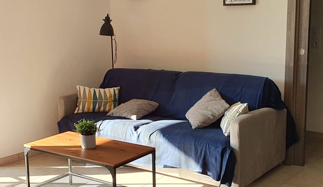 T3 67 m² air-conditioned apartment with 100 m² garden, ideal for a family