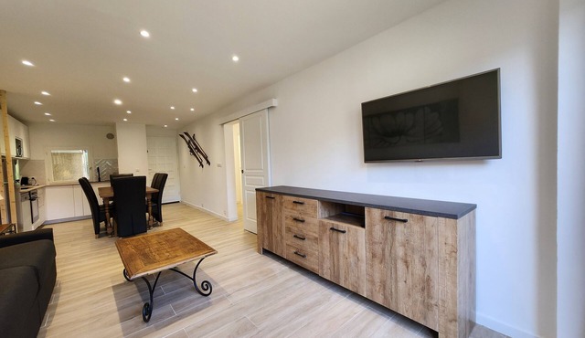 T3 apartment with garden near the center