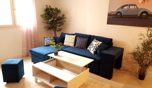 T3 Calme et Spacieux Hyper Centre 5 min Gare