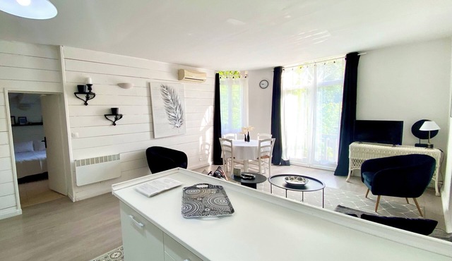 T3 curiste rental 600m from the spa