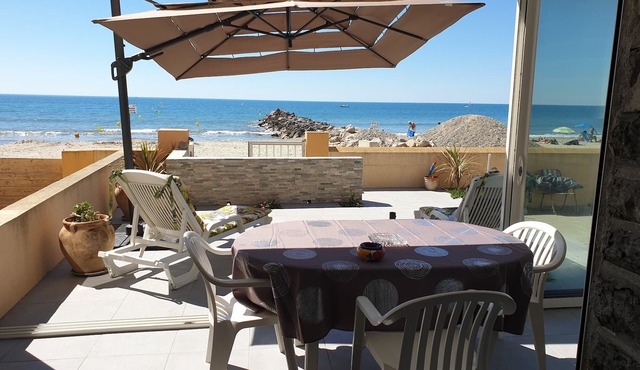 T3 feet in the water