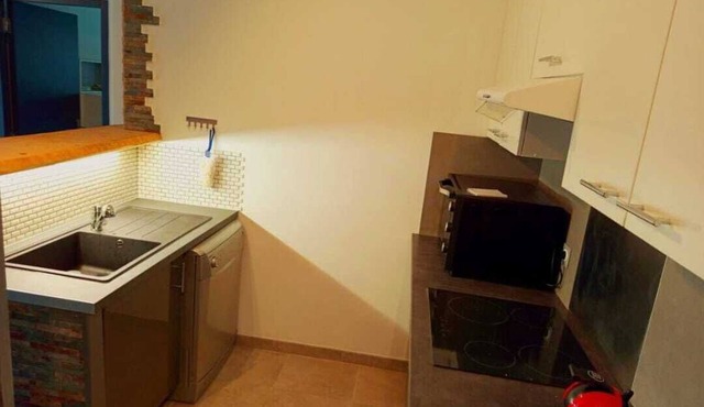 T3 garden level in a villa. Near Bastia. Close to the sea.