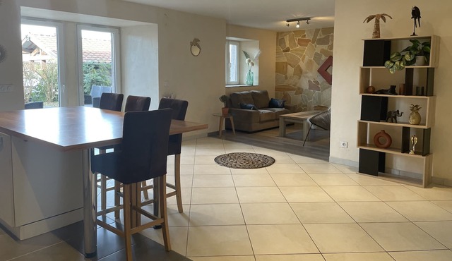 T3 ground floor apartment with very quiet garden