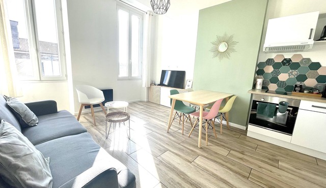 T3 in the city center place d'Armes