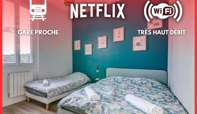 T3 L'Étoile NEUF Cosy & Lumineux - Gare Parilly