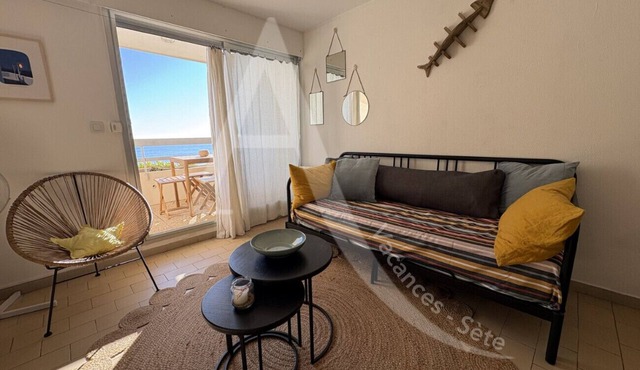 T3 moderne, vue mer - parking