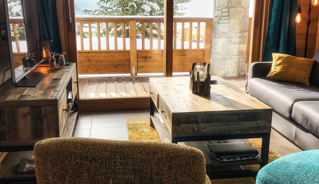 T3 rated 4* in the new "les balcons étoilés" residence at the foot of the slopes