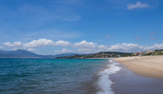 T3 sea view in a secure residence, 2 min walk from the beach, SW facing