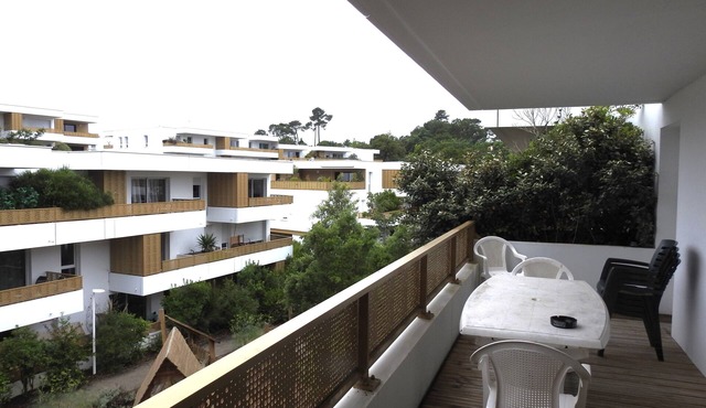T3 Tout Confort à Capbreton - XXL Balcony, Double Parking, Assured Quietness
