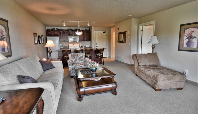 T312 condo on Tagalong Golf Course overlooking Red Cedar lake