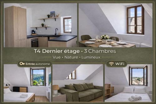 T4 Dernier étage 3 Chambres Vue nature Lumineux