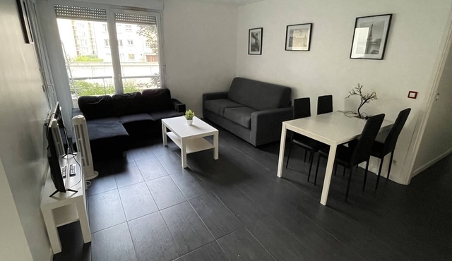 T5, 4 Chambres, Gratte Ciel, Villeurbanne Tout Équipé