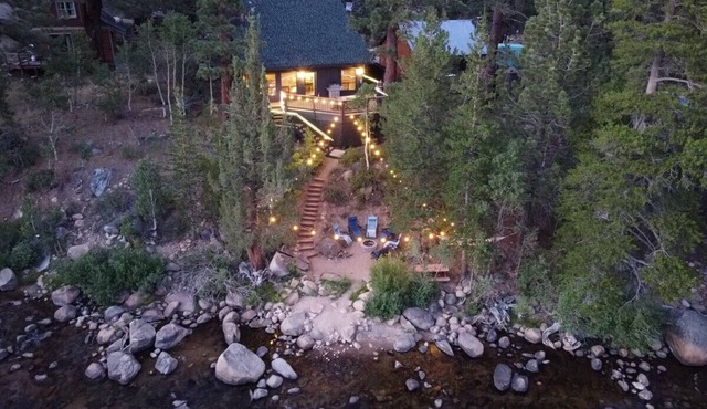 Tahoe River Cabin on Private Beach