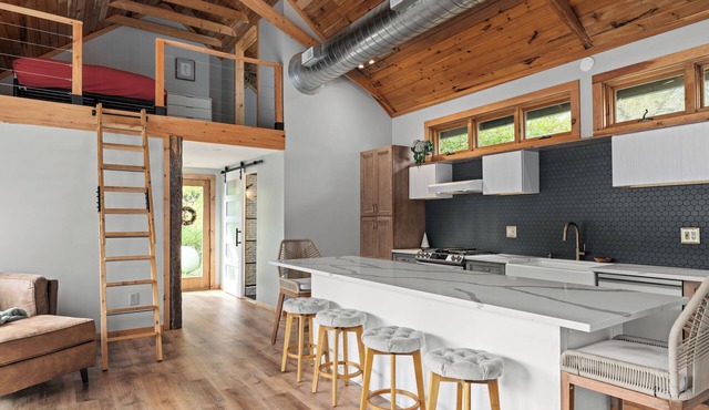 Take it easy at this unique and tranquil getaway.