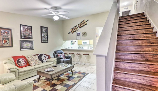 Tallahassee Townhome 4 Mi to College Town!
