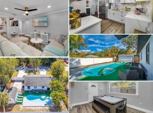 Tampa Retreat with Heated In-Ground Pool & Spa