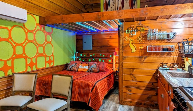 Tangerine Dreams cabin - Citrus + MidCenturyModern themed, Rockcastle River!